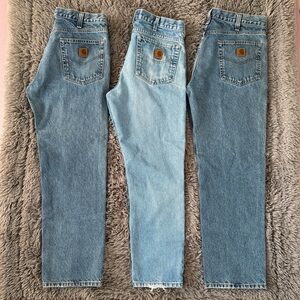 Set of 3 Men’s Carhartt Jeans Size 33x30